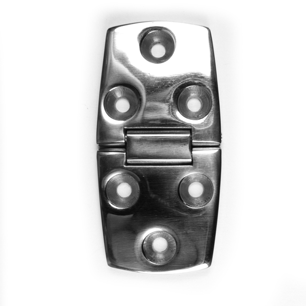 Heavy Duty Door Hinge, Flush, 316 Stainless Steel
