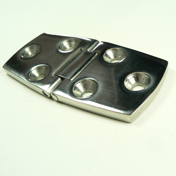 Heavy Duty Door Hinge, Flush, 316 Stainless Steel