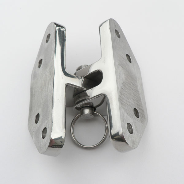 Heavy Duty Hatch Hinge w/ Angle Base, 316 Stainless Steel