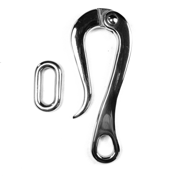 Pelican Hook with Slide Stainless Steel